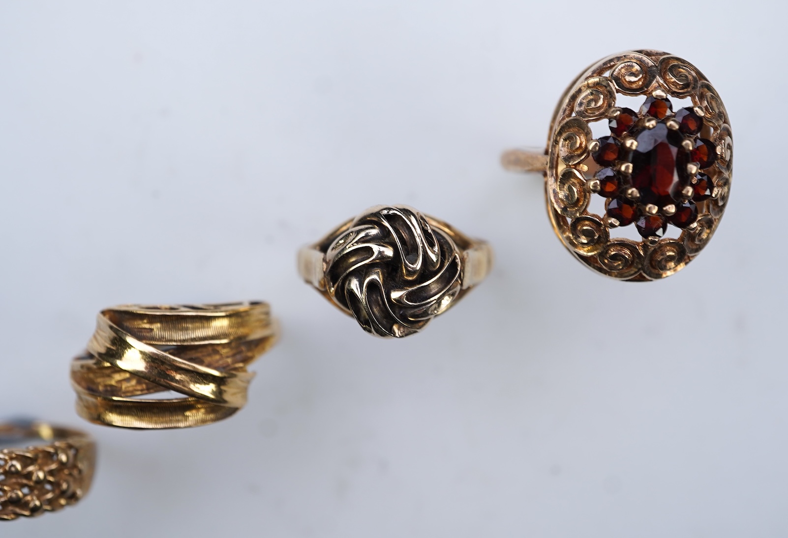 A collection of four rings